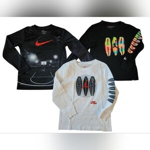 Bundle Of Boys Small Jordan Long Sleeve Shirts
